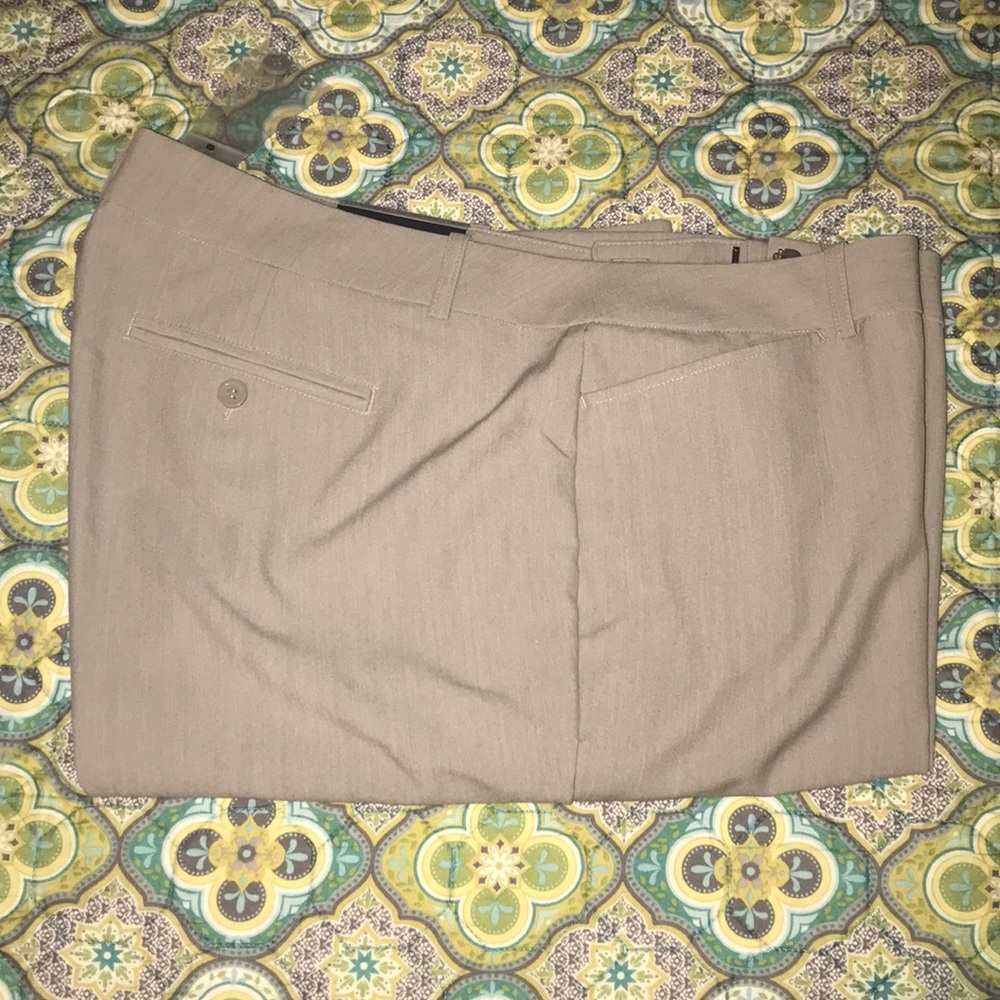 Beige slacks, Modern Fit